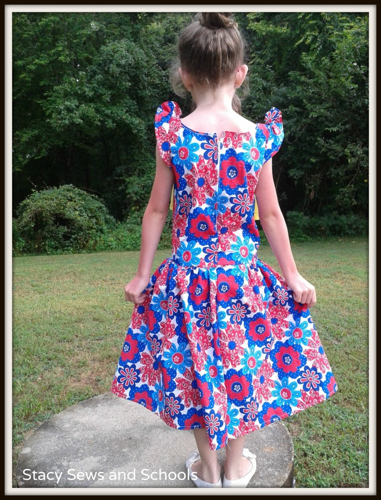 Stacy Sews and Schools: Red White and Blue Dress Tutorial and a ...