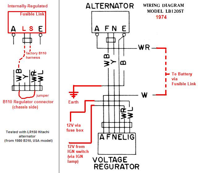 280zx Alternator Wiring Diagram