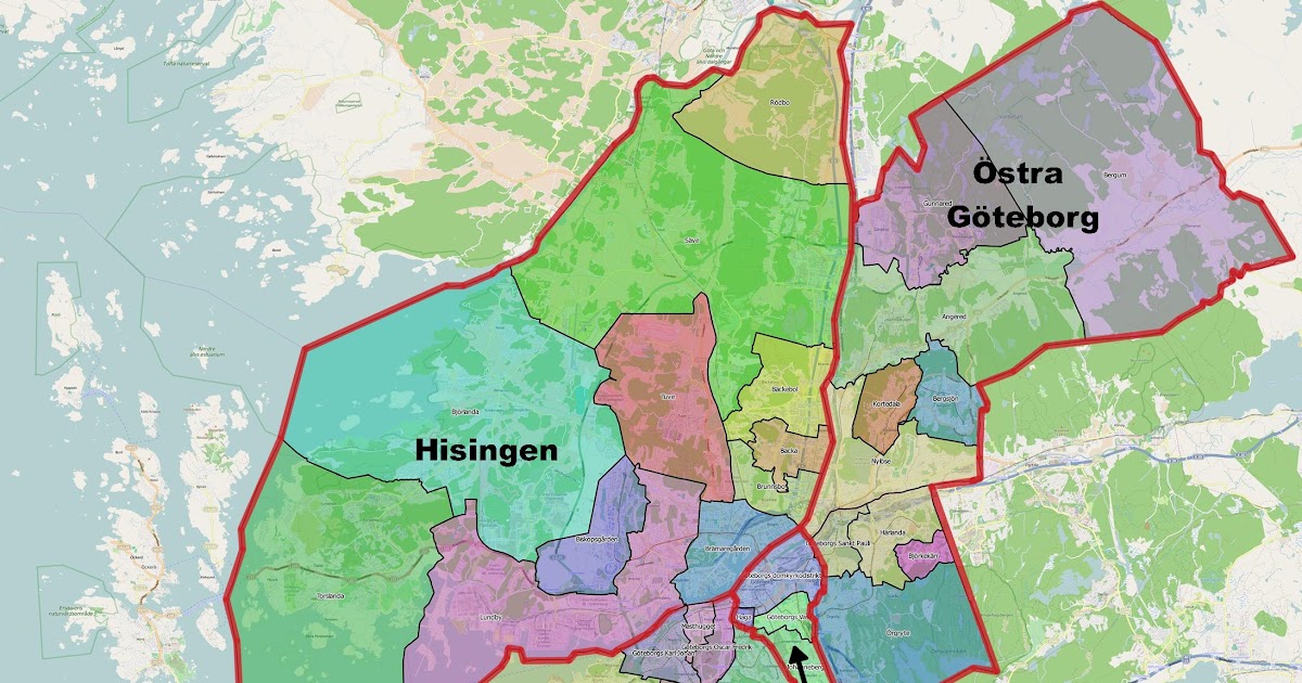 Karta över Göteborg Centrum | Göteborg Karta