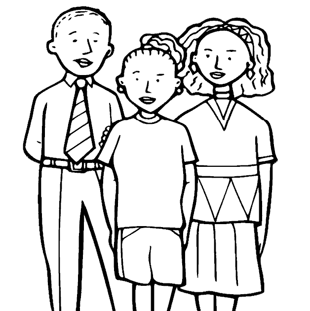 Printable Coloring Pages For Kids People - Just go Inalong