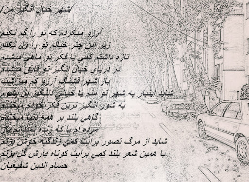 Image result for ‫حسام الدین شفیعیان-عکس نویسی‬‎