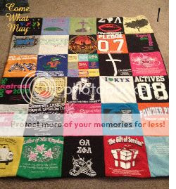 Come What May: DIY T-Shirt Blanket Tutorial