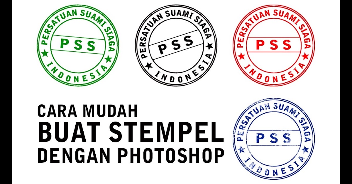 49+ Desain Stempel Dengan Photoshop