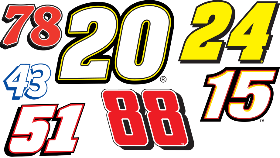 Race Car Number Fonts Download 13 Thick Racing Number Font Images ...