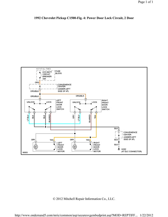 Chevy Truck Door Lock Wiring Diagram - Wiring Diagram