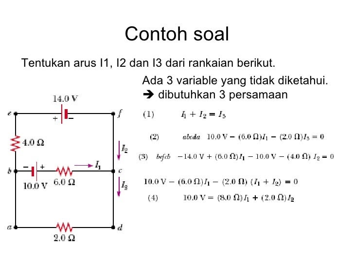 Contoh Soal Hukum Kirchoff 2 Loop - Contoh Soal Terbaru