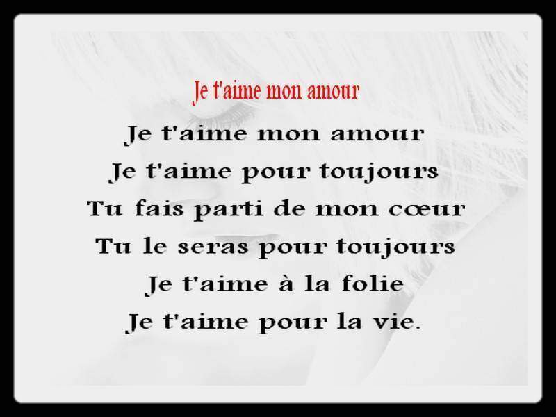 Romantic Love Quotes Poeme D Amour Les Plus Romantique