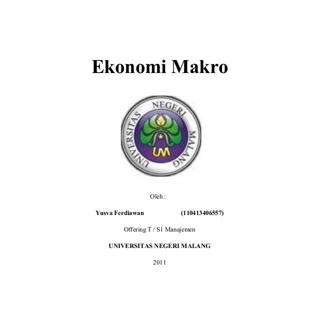 Contoh Resume Ekonomi Makro - Contoh M