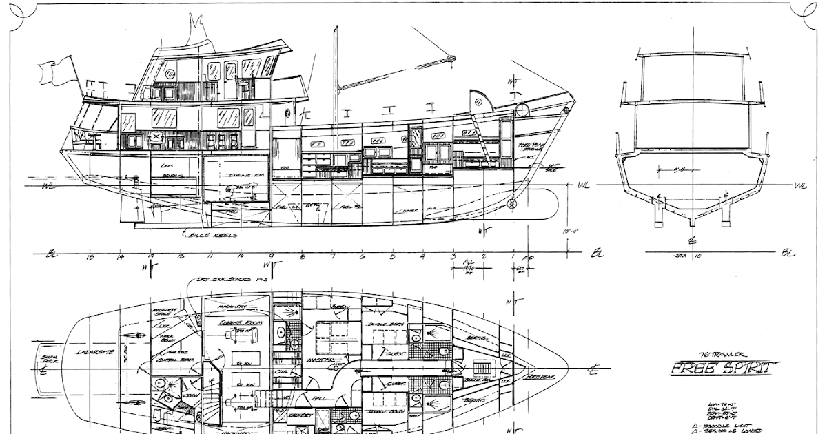 Trawler boat plans