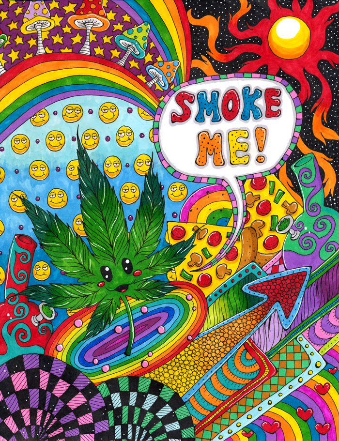 Cool Stoner Drawings Easy