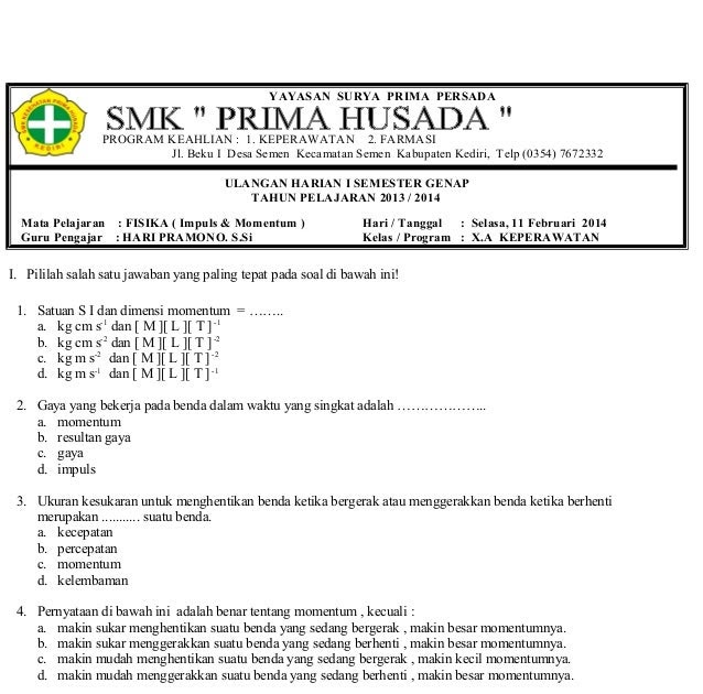 Soal Pat Kimia Tahun 2017 - Jawaban Buku