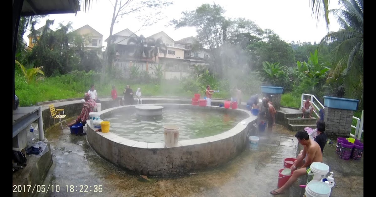 Kolam Air Panas Setapak / Pemandian air panas tirta sanita ciseeng