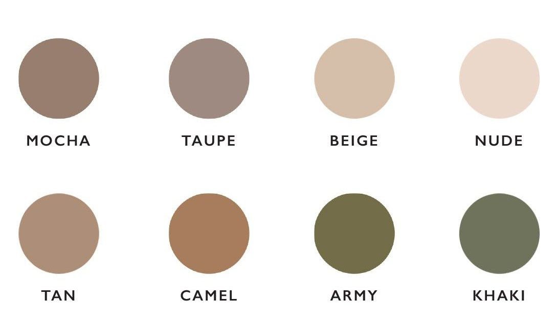 Neutral Color Palette Clothing