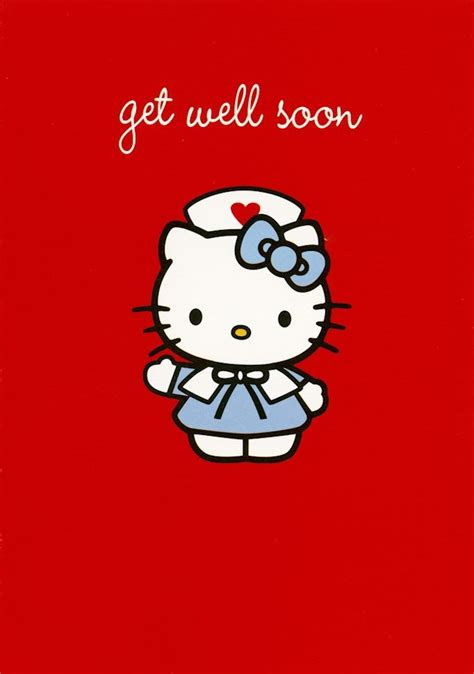 Hello Kitty Get Well Soon Coloring Pages - Learn to Color