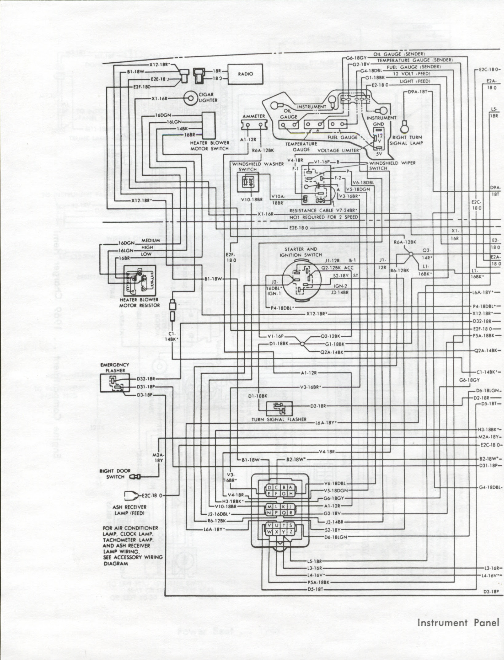 Wiring Diagram 1969 Dodge Charger - Complete Wiring Schemas