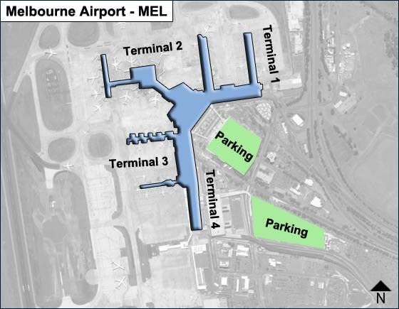 Melbourne Australia Airport Map