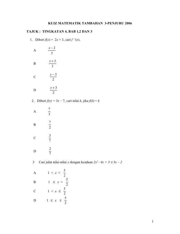 Belajar matriks tingkatan 5