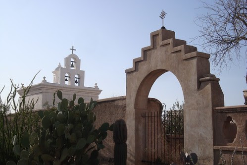 At San Xavier Mission