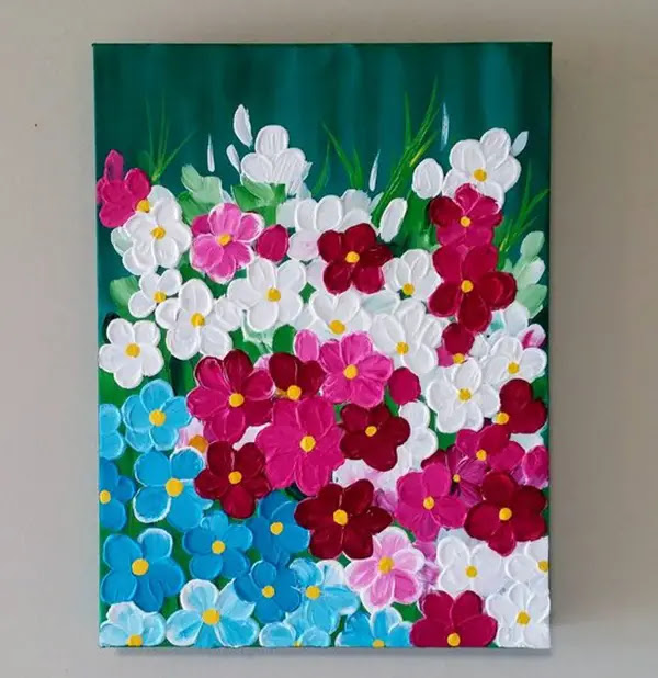 Simple Flower Painting Ideas For Beginners - lovinbeautystuff