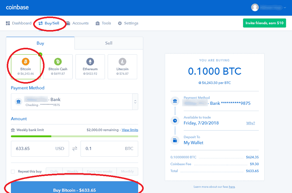 buy bitcoin fee free coinbase