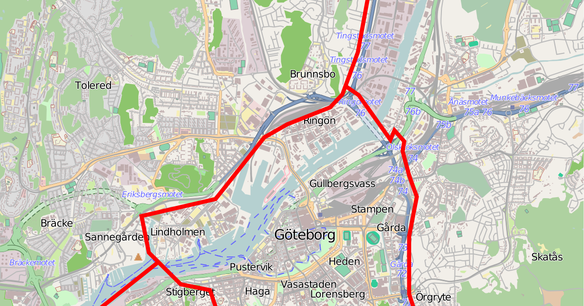 Trängselskatt I Göteborg Karta | Göteborg Karta