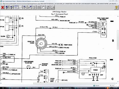 94 Dodge Shadow Wiring Diagram - Fuse & Wiring Diagram