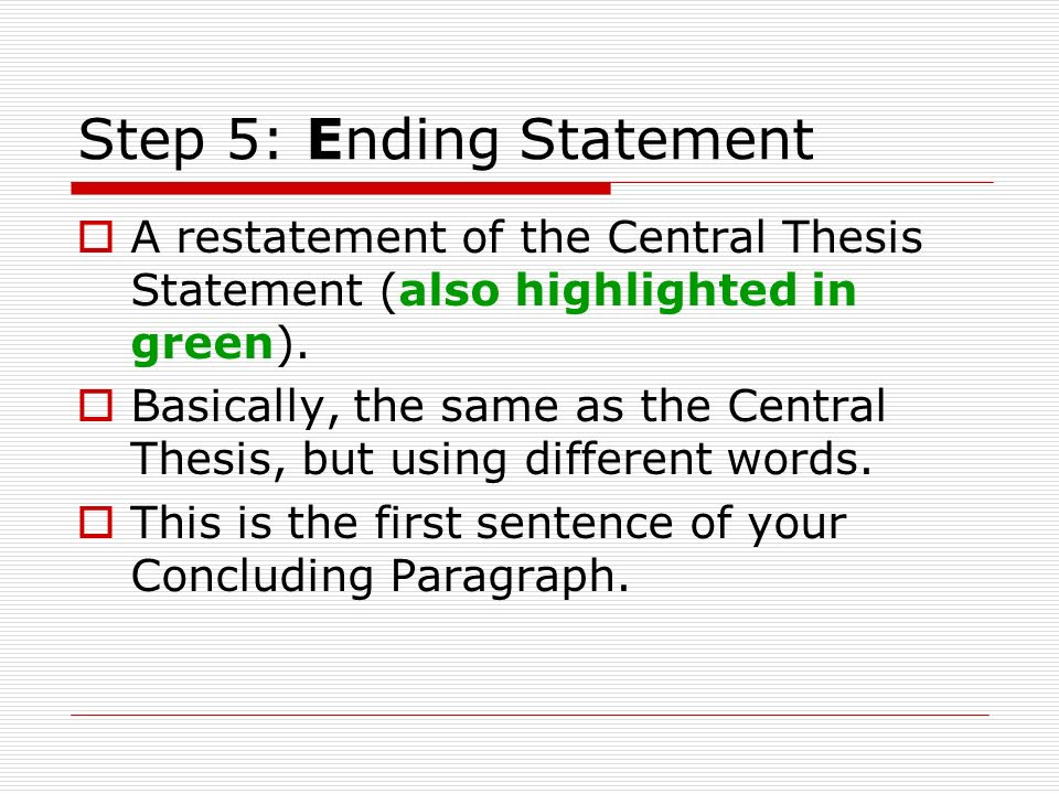 words that derive from thesis