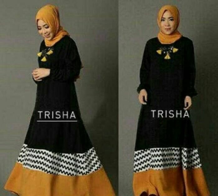 Jual Harga  GROSIR BAJU  HIJAB TRISHA DRESS zero2fifty