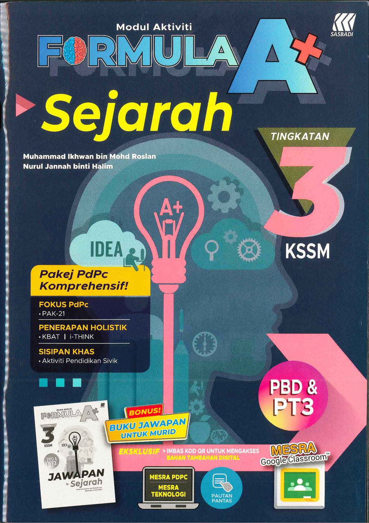 Buku Aktiviti Sejarah Tingkatan 3  malaykuri