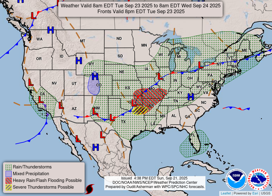 Oregon Weather Map Today