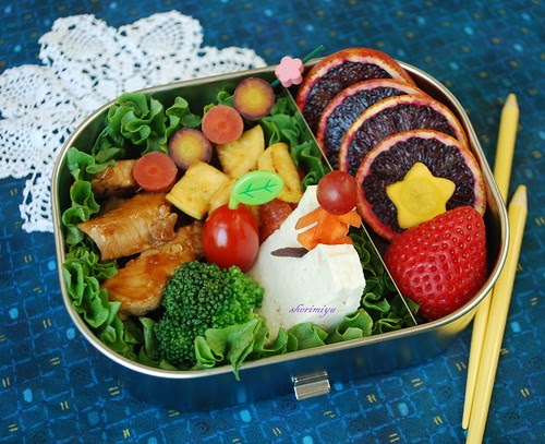 Happy Little Bento: Olympics Bento: Snowboard Cross