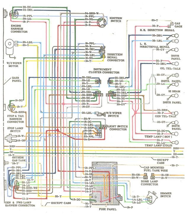 Tail Light Wiring Diagram 1963 Chevy C 10 - Complete Wiring Schemas