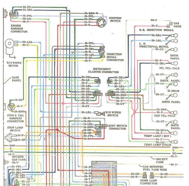 Tail Light Wiring Diagram 1963 Chevy C 10 - Complete Wiring Schemas