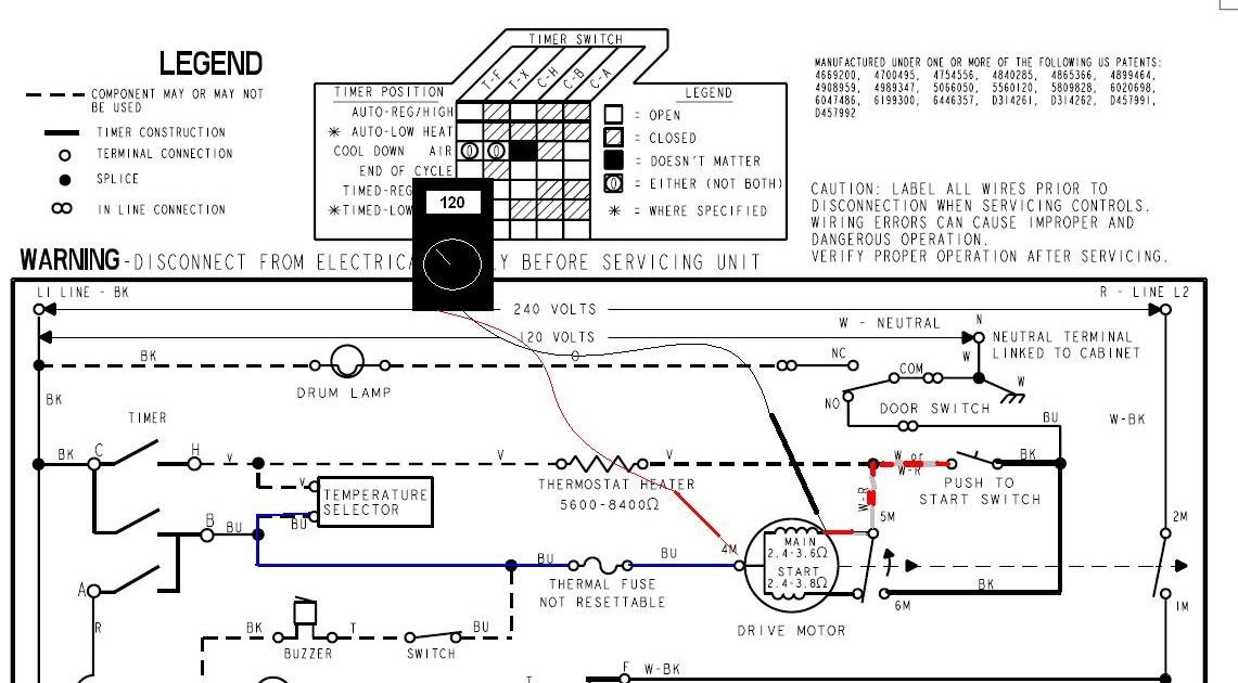 Admiral Dryer Aed4475tq1 Wiring Diagram