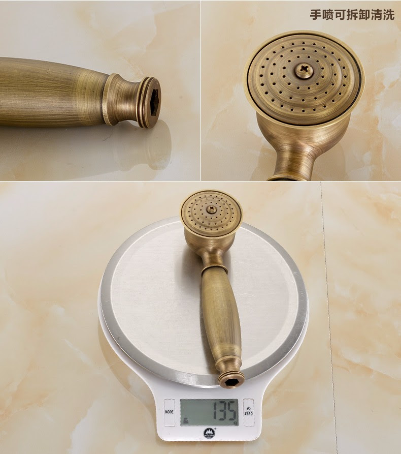 Shower Faucets Wall Mount Bathroom Faucet Showr Head Antique Mixer