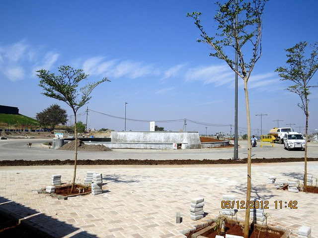 Entrance Island - Development in the 1st Year - Kolte-Patil Life Republic Marunji, Hinjewadi - Kasarsai Road, Pune 411057