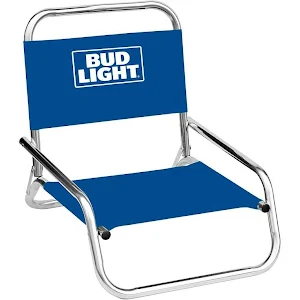 Bud Light One Position Folding Beach Chair Google Express