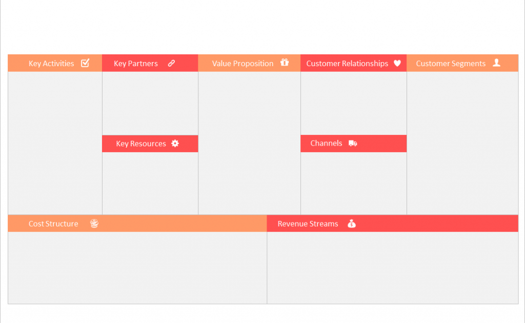 Download 30 39 Template Ppt Business Model Canvas Background Png