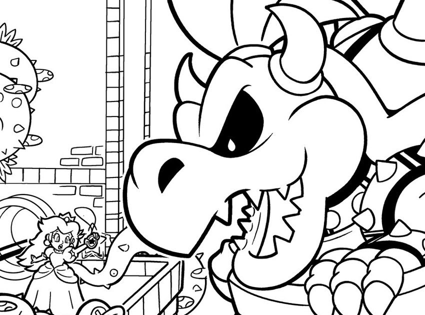 Luigi And Daisy Coloring Pages : Mario Daisy Coloring Page Free