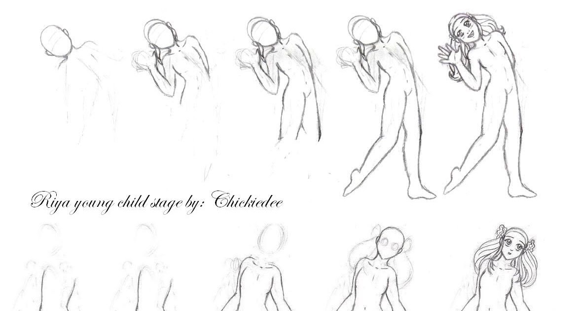 How To Draw Anime Girl Body Step By Step For Beginners