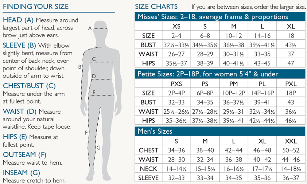 Size Conversion Chart Mens Pants