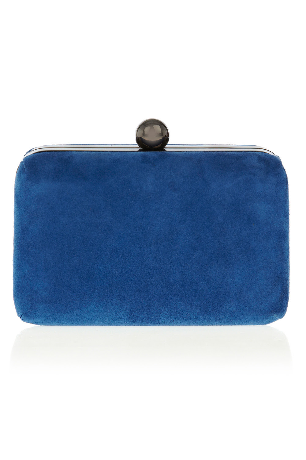 Blue Handbags: Cobalt Blue Suede Bag