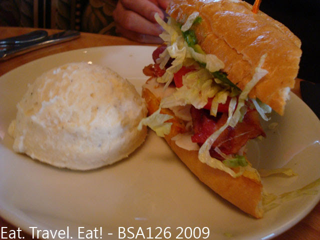 1/2 Cobb Sandwich with Mashed Potatoes