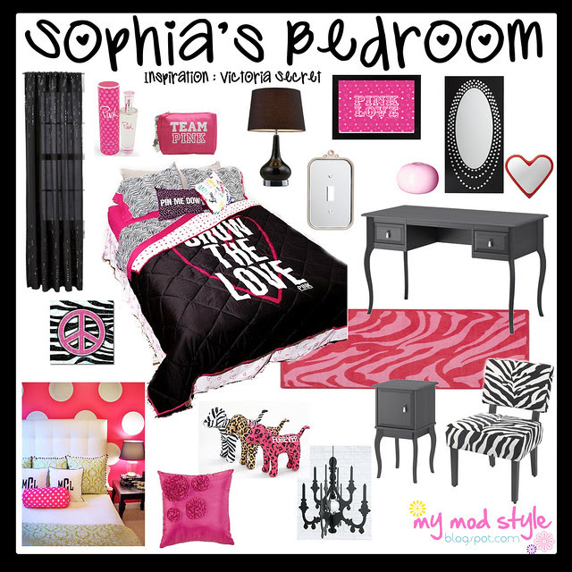 Design Board - Victoria Secret Bedroom