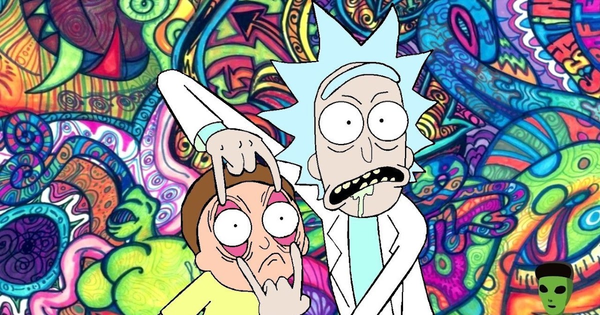 Cool Stoner Rick And Morty Wallpaper - Trippy Rick And Morty Wallpapers
