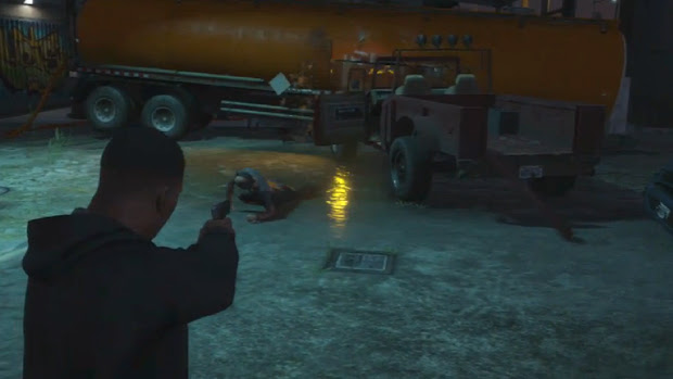 No Final A o insano Trevor é exorcizado por uma morte em chamas (Foto: IGN / Reprodução)