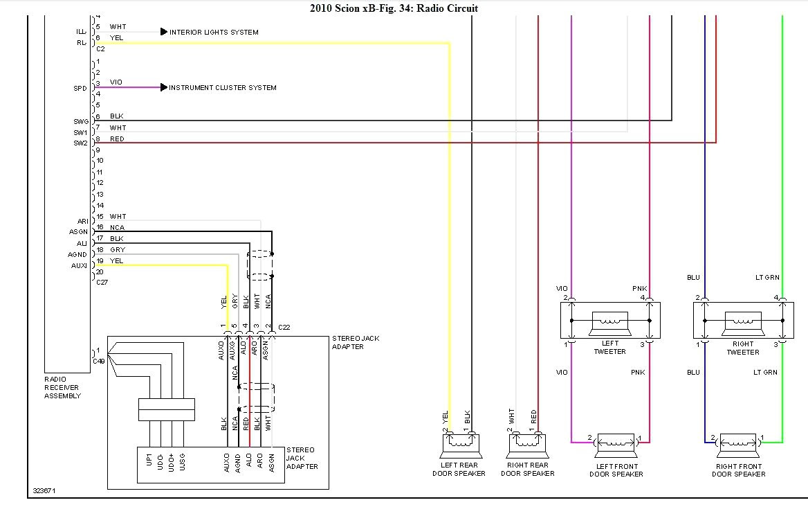 Radio Wiring For 2006 Scion Tc - Wiring Diagram