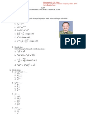 Soal Matematika Kelas 9 Bilangan Berpangkat Dan Bentuk Akar - Seputar