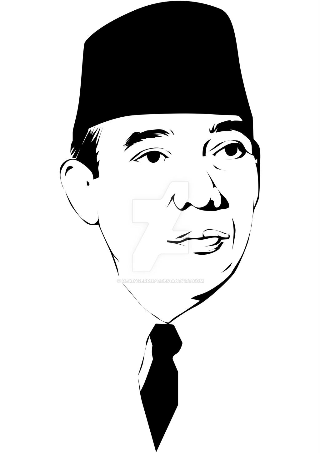 Gambar Hitam Putih Soekarno Terbaru