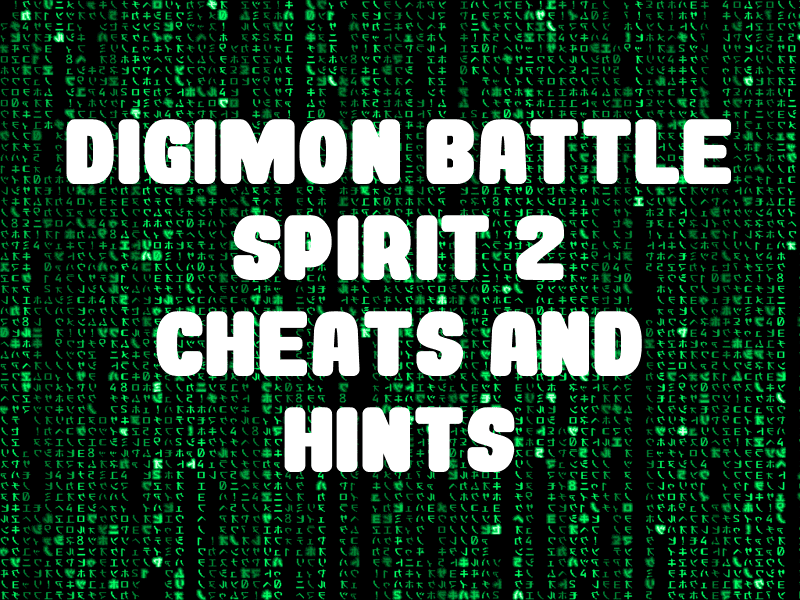 Digimon Images: Digimon Battle Spirit 2 Cheats Gba